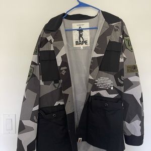 RARE bape utility jacket/shirt